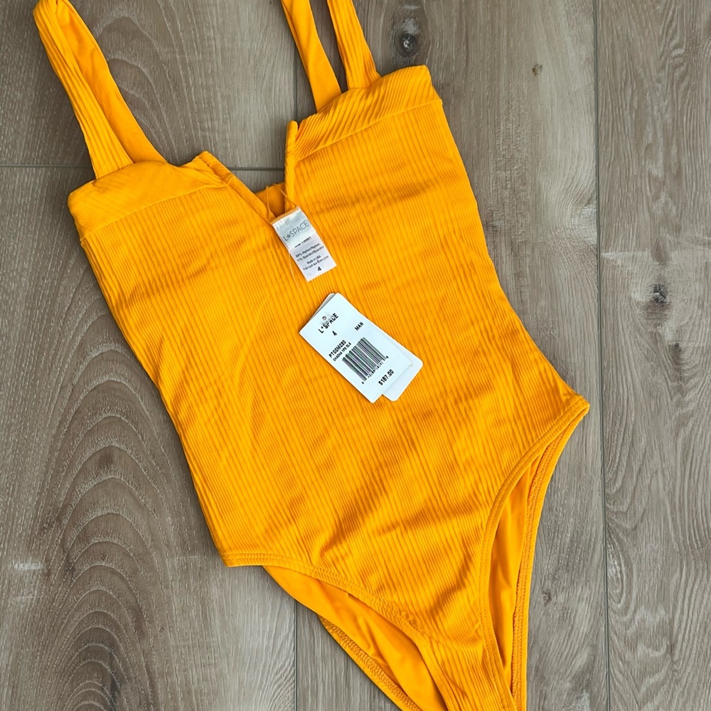 l*space Ribbed One-Piece Swimsuit